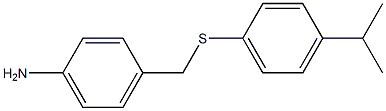 4-({[4-(propan-2-yl)phenyl]sulfanyl}methyl)aniline