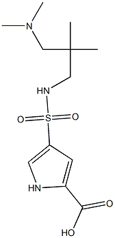 4-({2-[(dimethylamino)methyl]-2-methylpropyl}sulfamoyl)-1H-pyrrole-2-carboxylic acid