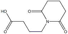 4-(2,6-dioxopiperidin-1-yl)butanoic acid Structure