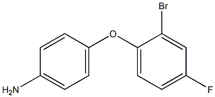 4-(2-bromo-4-fluorophenoxy)aniline Structure
