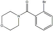 4-(2-bromobenzoyl)morpholine Struktur