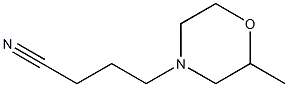 4-(2-methylmorpholin-4-yl)butanenitrile Structure