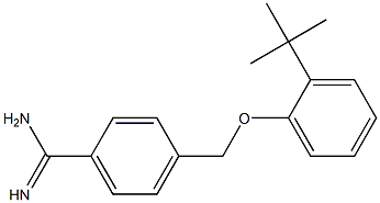 4-(2-tert-butylphenoxymethyl)benzene-1-carboximidamide