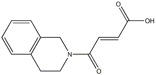 4-(3,4-dihydroisoquinolin-2(1H)-yl)-4-oxobut-2-enoic acid Struktur