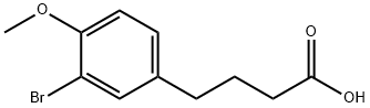 4-(3-bromo-4-methoxyphenyl)butanoic acid Structure