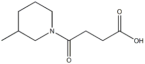 4-(3-methylpiperidin-1-yl)-4-oxobutanoic acid Structure