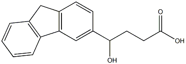 4-(9H-fluoren-3-yl)-4-hydroxybutanoic acid Structure
