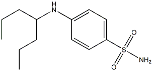 4-(heptan-4-ylamino)benzene-1-sulfonamide