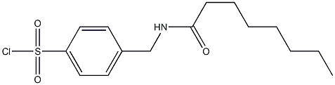 4-(octanamidomethyl)benzene-1-sulfonyl chloride