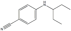 4-(pentan-3-ylamino)benzonitrile,,结构式