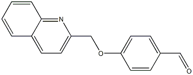 4-(quinolin-2-ylmethoxy)benzaldehyde Structure