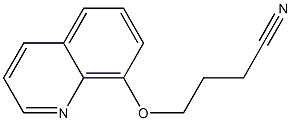 4-(quinolin-8-yloxy)butanenitrile Structure