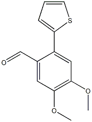 4,5-dimethoxy-2-thien-2-ylbenzaldehyde Structure