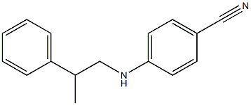 4-[(2-phenylpropyl)amino]benzonitrile