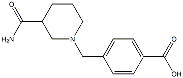 4-[(3-carbamoylpiperidin-1-yl)methyl]benzoic acid