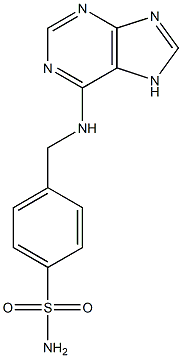 4-[(7H-purin-6-ylamino)methyl]benzene-1-sulfonamide
