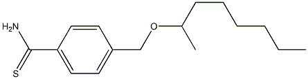 4-[(octan-2-yloxy)methyl]benzene-1-carbothioamide