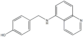 4-[(quinolin-5-ylamino)methyl]phenol