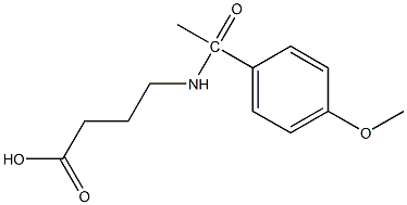 4-[1-(4-methoxyphenyl)acetamido]butanoic acid