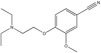 4-[2-(diethylamino)ethoxy]-3-methoxybenzonitrile Structure