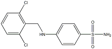 4-{[(2,6-dichlorophenyl)methyl]amino}benzene-1-sulfonamide Structure