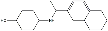 4-{[1-(5,6,7,8-tetrahydronaphthalen-2-yl)ethyl]amino}cyclohexan-1-ol 结构式