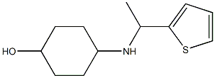 4-{[1-(thiophen-2-yl)ethyl]amino}cyclohexan-1-ol Structure