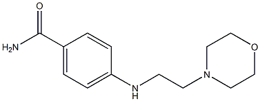 4-{[2-(morpholin-4-yl)ethyl]amino}benzamide Structure
