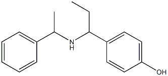 4-{1-[(1-phenylethyl)amino]propyl}phenol