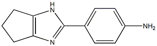 4-{1H,4H,5H,6H-cyclopenta[d]imidazol-2-yl}aniline 结构式