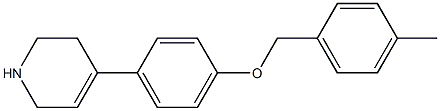 4-{4-[(4-methylphenyl)methoxy]phenyl}-1,2,3,6-tetrahydropyridine|