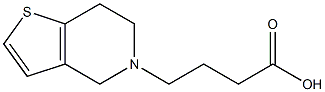 4-{4H,5H,6H,7H-thieno[3,2-c]pyridin-5-yl}butanoic acid 结构式