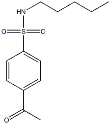 4-acetyl-N-pentylbenzene-1-sulfonamide
