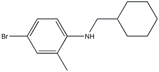 4-bromo-N-(cyclohexylmethyl)-2-methylaniline|