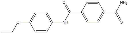 4-carbamothioyl-N-(4-ethoxyphenyl)benzamide