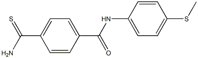4-carbamothioyl-N-[4-(methylsulfanyl)phenyl]benzamide