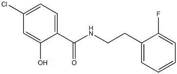 4-chloro-N-[2-(2-fluorophenyl)ethyl]-2-hydroxybenzamide|