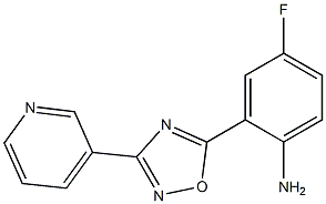 4-fluoro-2-[3-(pyridin-3-yl)-1,2,4-oxadiazol-5-yl]aniline