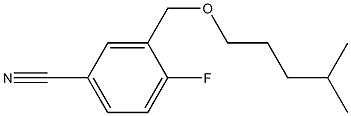 4-fluoro-3-{[(4-methylpentyl)oxy]methyl}benzonitrile