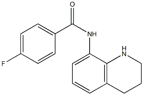 4-fluoro-N-(1,2,3,4-tetrahydroquinolin-8-yl)benzamide Structure