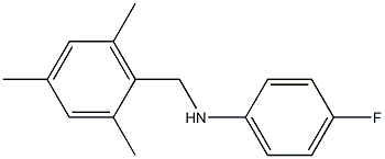 4-fluoro-N-[(2,4,6-trimethylphenyl)methyl]aniline