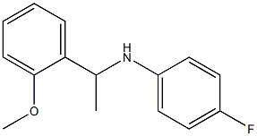 4-fluoro-N-[1-(2-methoxyphenyl)ethyl]aniline|
