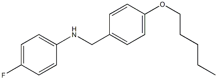 4-fluoro-N-{[4-(pentyloxy)phenyl]methyl}aniline