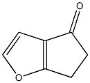 4H,5H,6H-cyclopenta[b]furan-4-one 结构式
