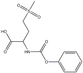 4-methanesulfonyl-2-[(phenoxycarbonyl)amino]butanoic acid 结构式