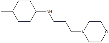4-methyl-N-[3-(morpholin-4-yl)propyl]cyclohexan-1-amine Structure