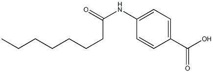 4-octanamidobenzoic acid Struktur