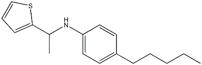 4-pentyl-N-[1-(thiophen-2-yl)ethyl]aniline|