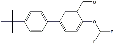 4'-tert-butyl-4-(difluoromethoxy)-1,1'-biphenyl-3-carbaldehyde