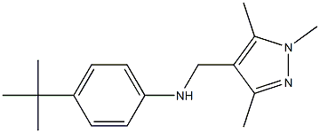 4-tert-butyl-N-[(1,3,5-trimethyl-1H-pyrazol-4-yl)methyl]aniline|